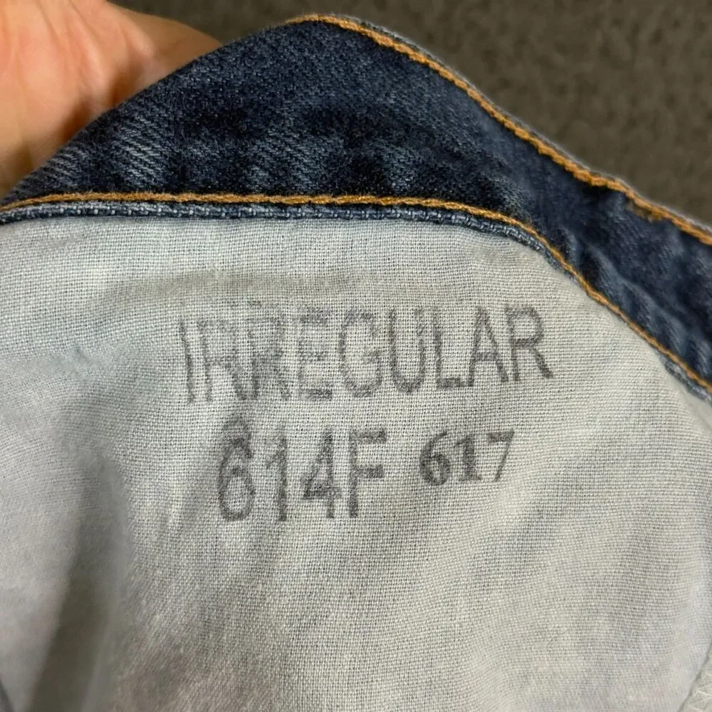 Vtg Levis 517 Bootcut Jeans Mens 38x36 (Fits 36x30) Blue Denim Made in USA